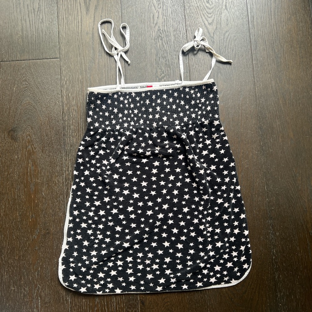 Vintage Star Terry Cloth Mini Dress